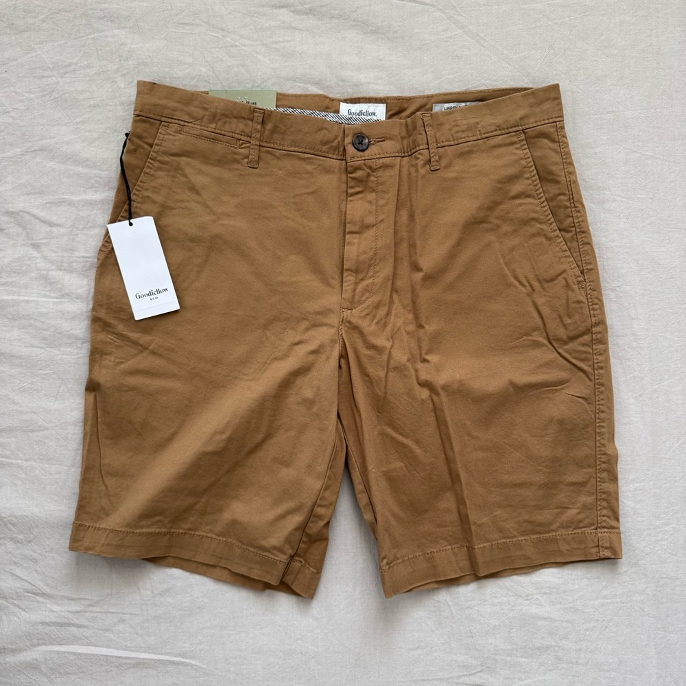 Goodfellow & Co Brown Flat Front Shorts